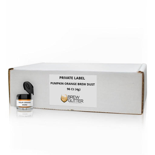 Pumpkin Orange Brew Dust by the Case | Private Label-Brew Glitter®