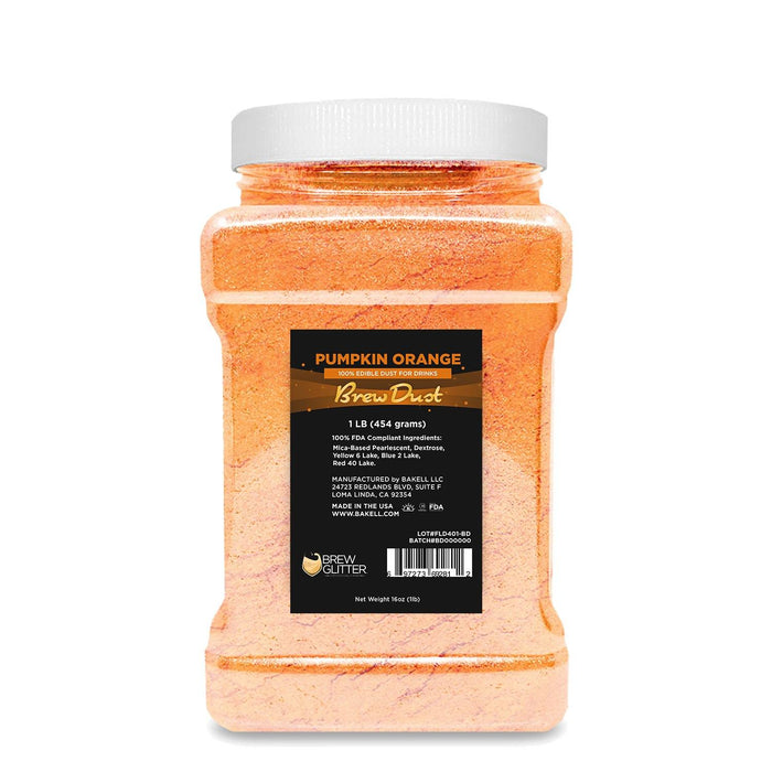 Pumpkin Orange Edible Brew Dust-Brew Glitter®