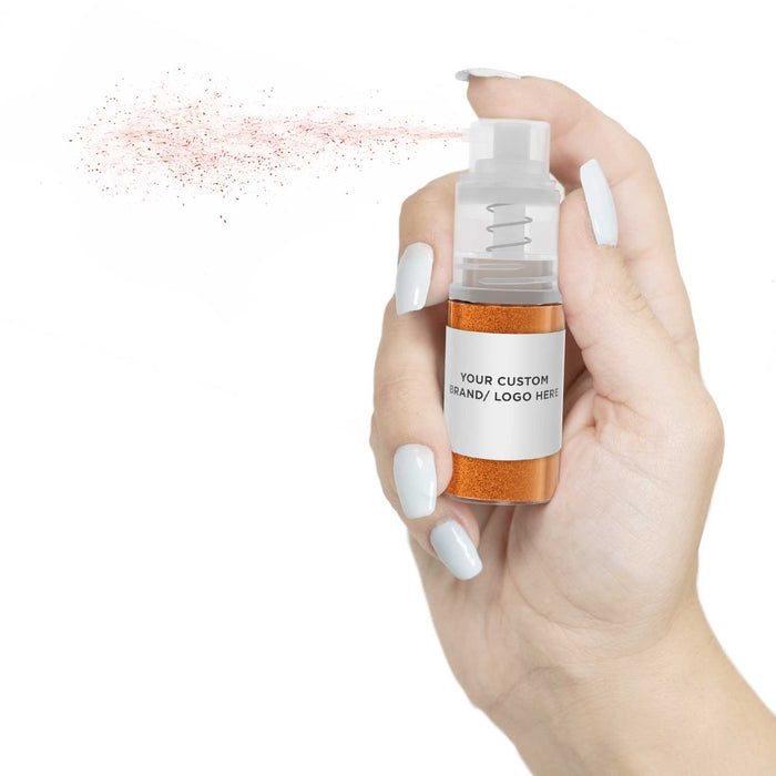 Pumpkin Orange Tinker Dust® | 4g Glitter Spray Pump | Private Label by the Case-Brew Glitter®