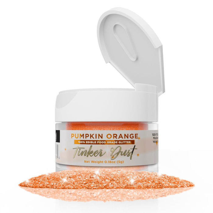 Pumpkin Orange Tinker Dust Edible Glitter | Food Grade Glitter-Brew Glitter®