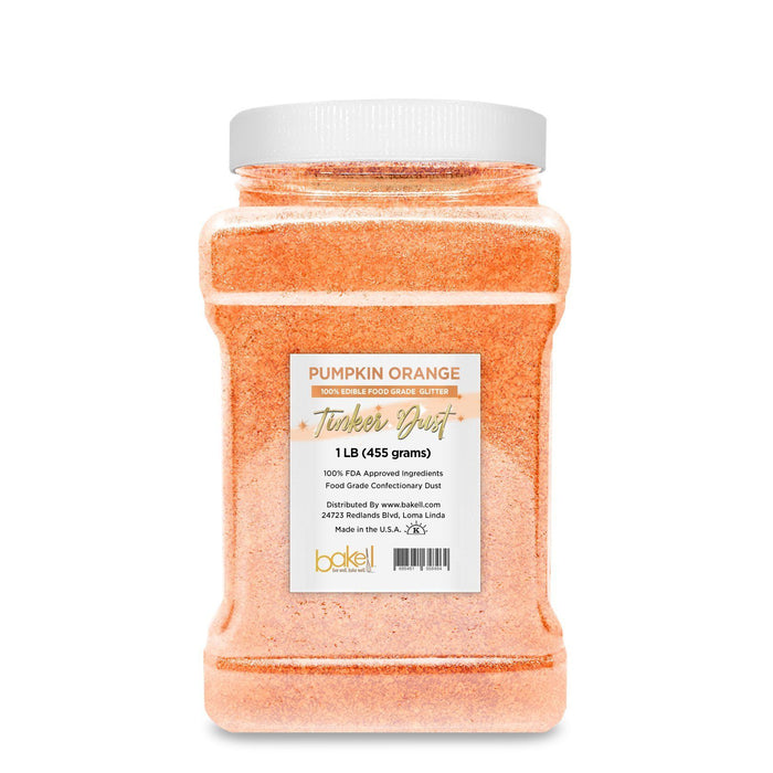 Pumpkin Orange Tinker Dust Food Grade Edible Glitter | Bulk Sizes-Brew Glitter®