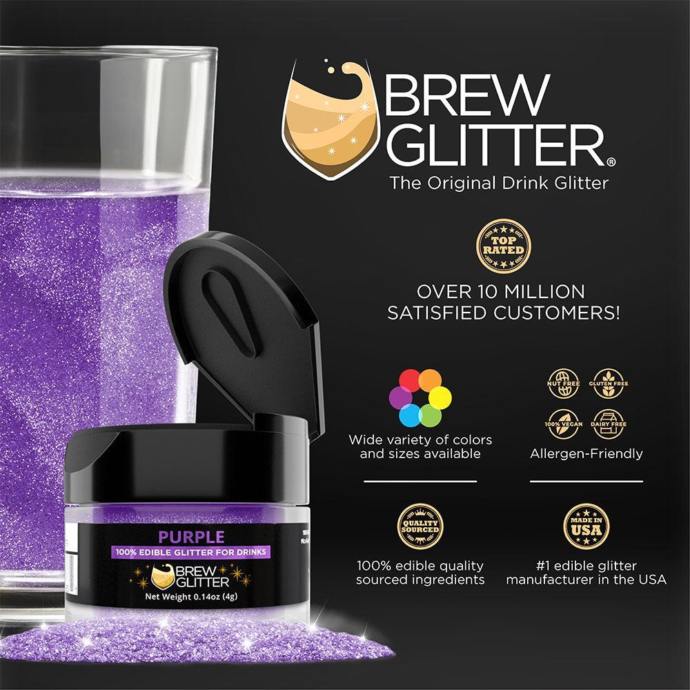 Purple Brew Glitter | Bulk Sizes-Brew Glitter®