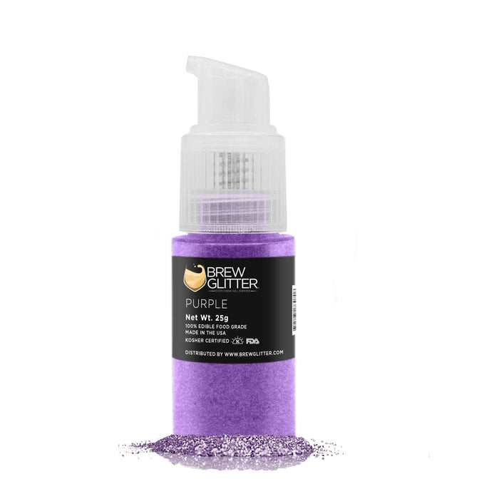 Purple Brew Glitter Spray Pump by the Case | Private Label-Brew Glitter®