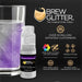 Purple Color Changing Brew Glitter Mini Spray Pump by the Case | Private Label-Brew Glitter®