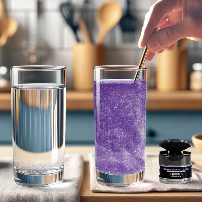 Purple Color Changing Brew Glitter Mini Spray Pump by the Case | Private Label-Brew Glitter®