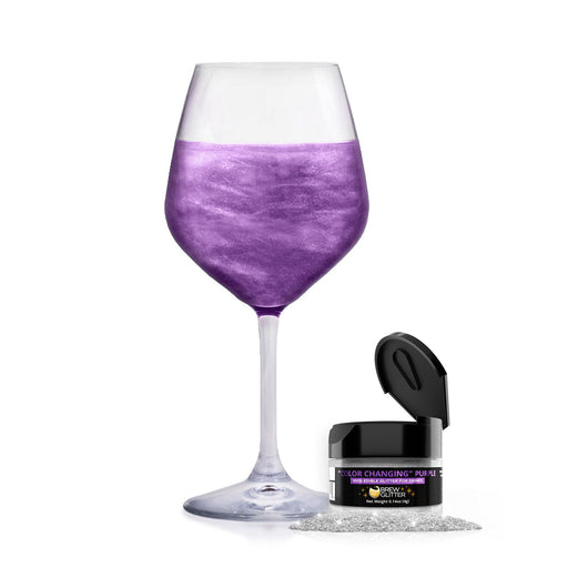 Purple Edible Color Changing Brew Glitter | 4 Gram Jar-Brew Glitter®