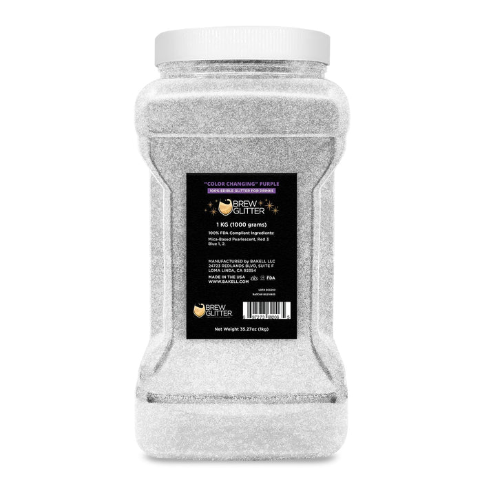 Purple Edible Color Changing Brew Glitter | Food Grade Beverage Glitter-Brew Glitter®
