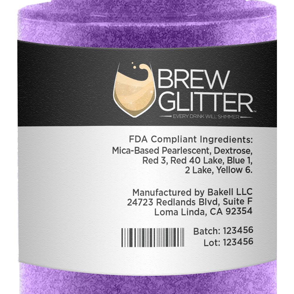 Purple Edible Glitter Spray Pump for Drinks-Brew Glitter®