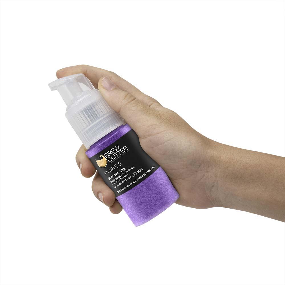 Purple Edible Glitter Spray Pump for Drinks-Brew Glitter®