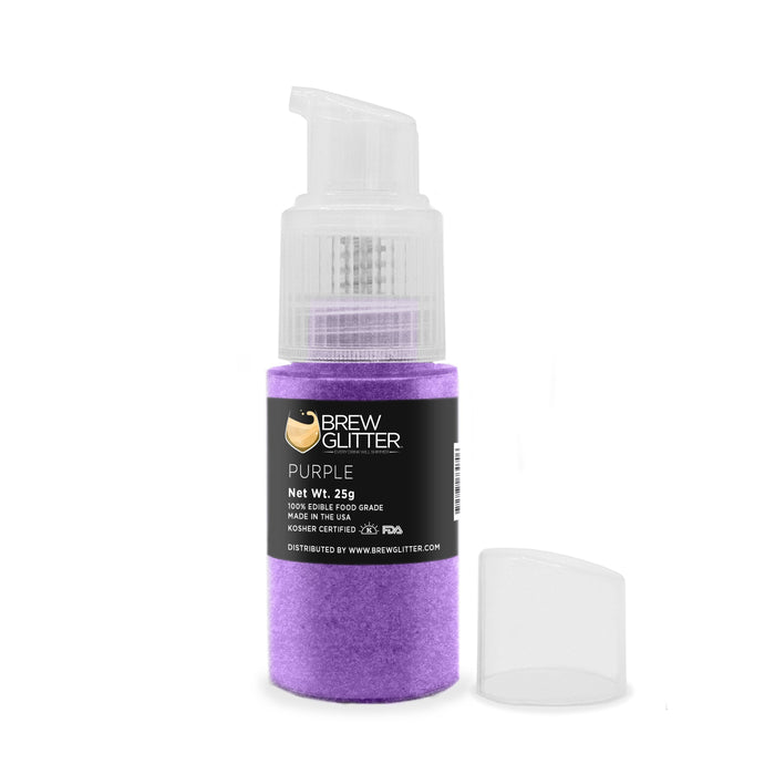 Purple Edible Glitter Spray Pump for Drinks-Brew Glitter®