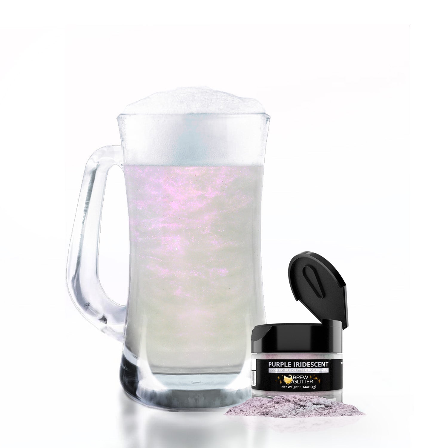 Purple Iridescent Brew Glitter | Food Grade Beverage Glitter-Brew Glitter®