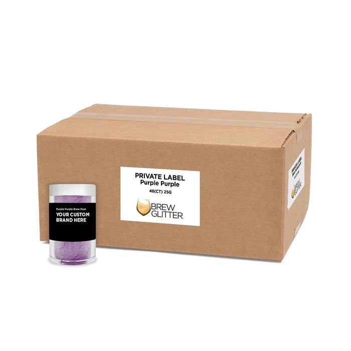 Purple-Purple Brew Dust by the Case | Private Label-Brew Glitter®