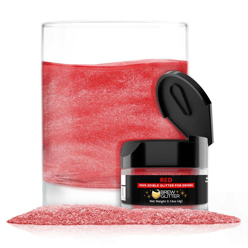 Red Brew Glitter | Food Grade Beverage Glitter-Brew Glitter®