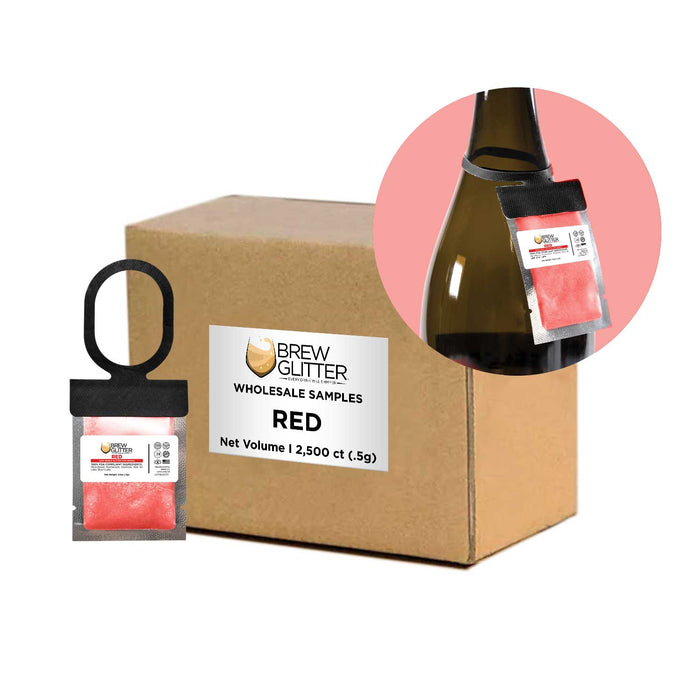Red Brew Glitter® Necker | Wholesale-Brew Glitter®