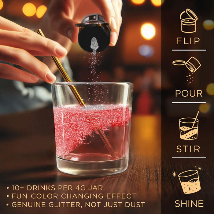 Red Color Changing Brew Glitter | 45g Shaker-Brew Glitter®