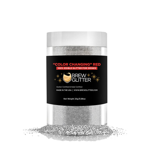 Red Edible Color Changing Brew Glitter | Bulk Size-Brew Glitter®