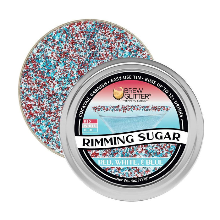Red, White & Blue Rimming Sugar-Brew Glitter®