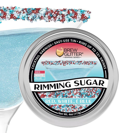 Red, White & Blue Rimming Sugar-Brew Glitter®
