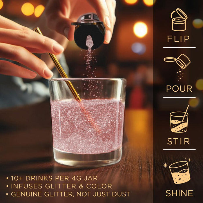 Rose Gold Brew Glitter by the Case | Private Label-Brew Glitter®