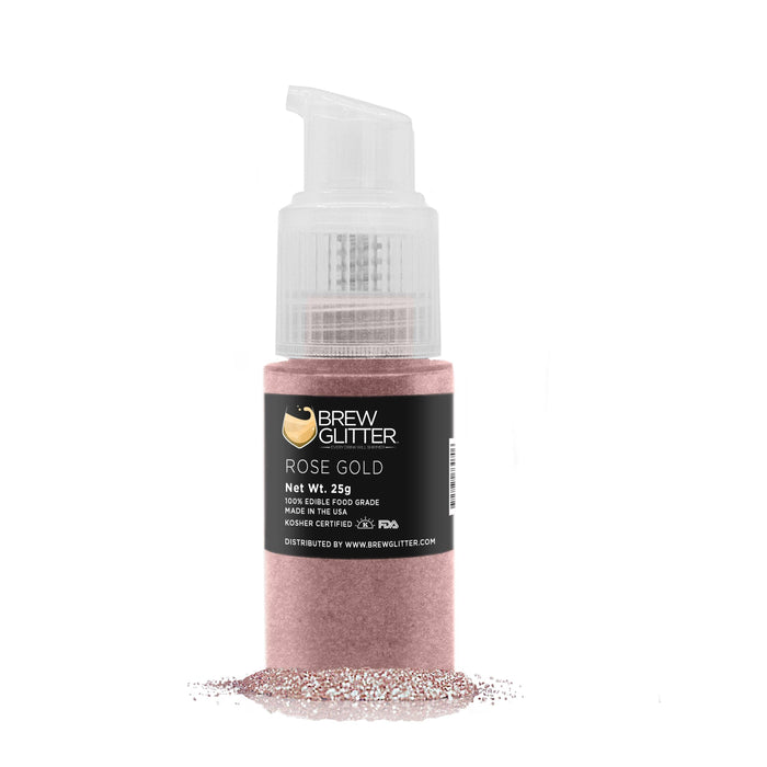 Rose Gold Brew Glitter Spray Pump by the Case-Brew Glitter®