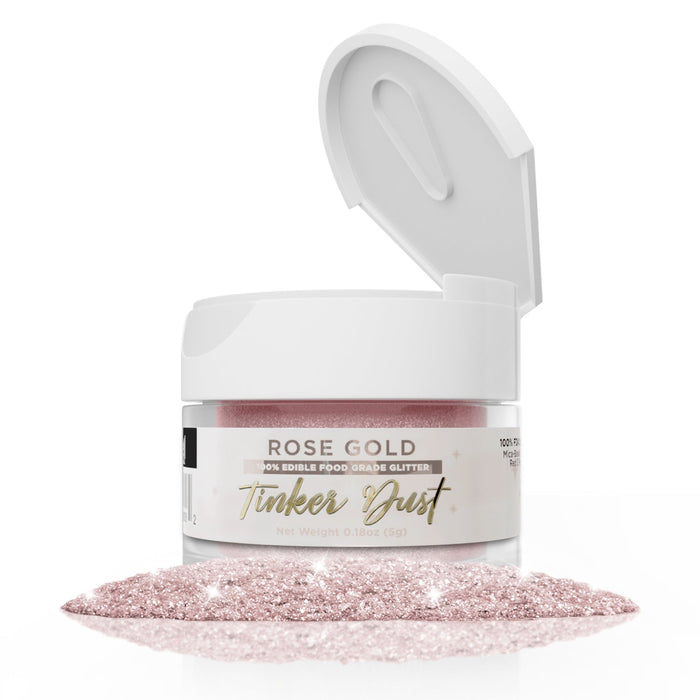 Rose Gold Edible Glitter Tinker Dust | 5 Gram Jar-Brew Glitter®