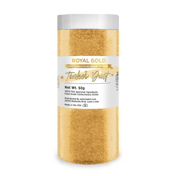 Royal Gold Tinker Dust Food Grade Edible Glitter | Bulk Sizes-Brew Glitter®