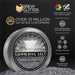 Shimmering Black Rimming Salt by the case (24 units per/ case)-Brew Glitter®