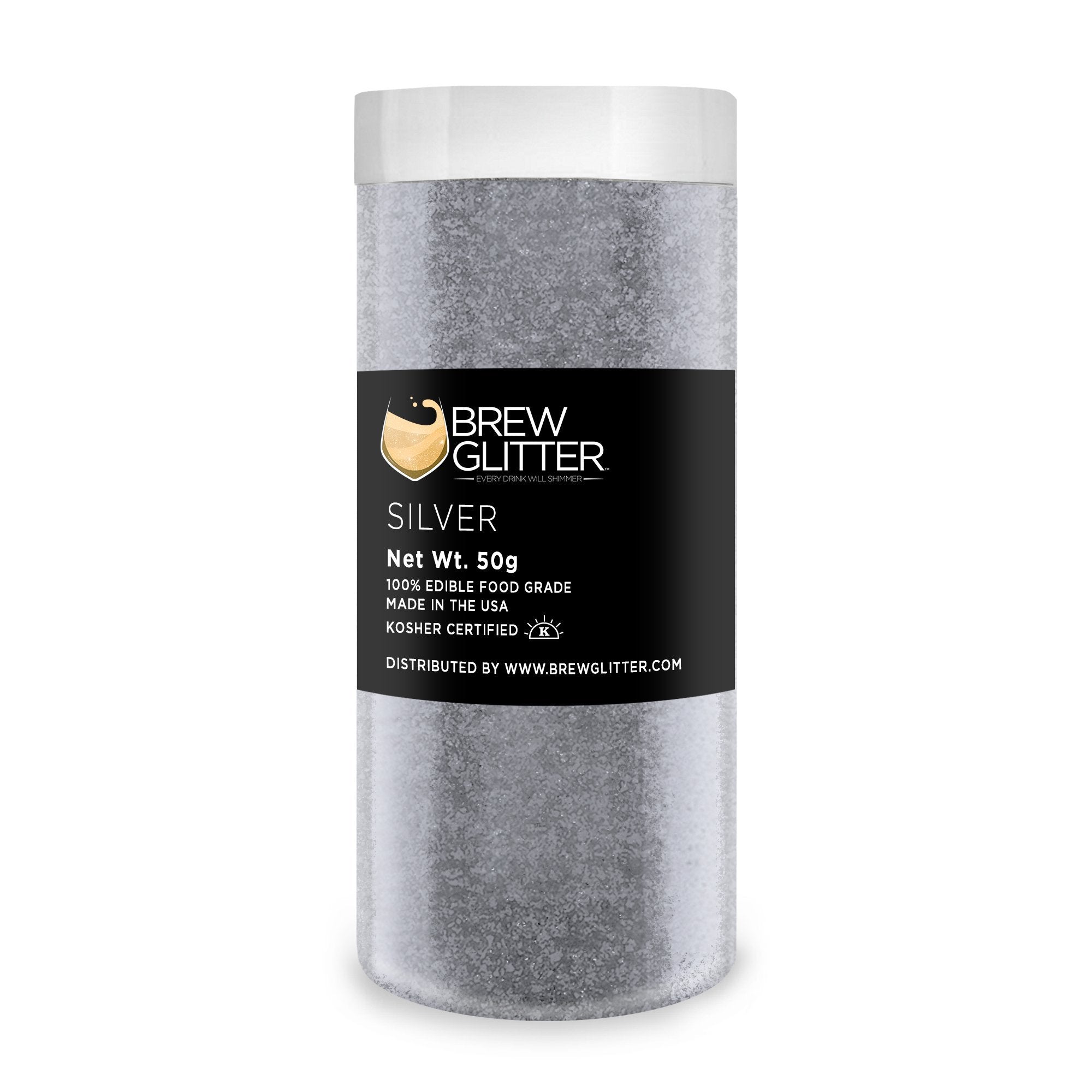 Silver Brew Glitter | Bulk Sizes-Brew Glitter®