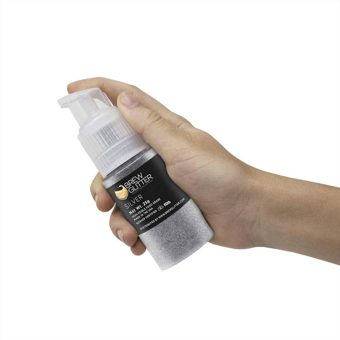 Silver Brew Glitter Spray Pump by the Case-Brew Glitter®