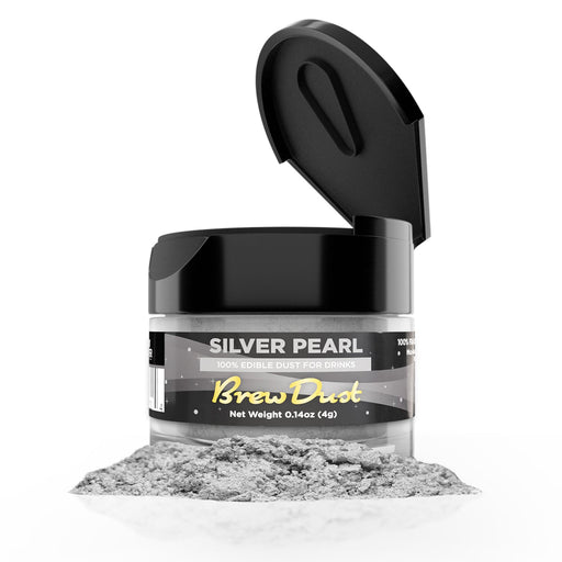 Silver Pearl Brew Dust by the Case | Private Label-Brew Glitter®