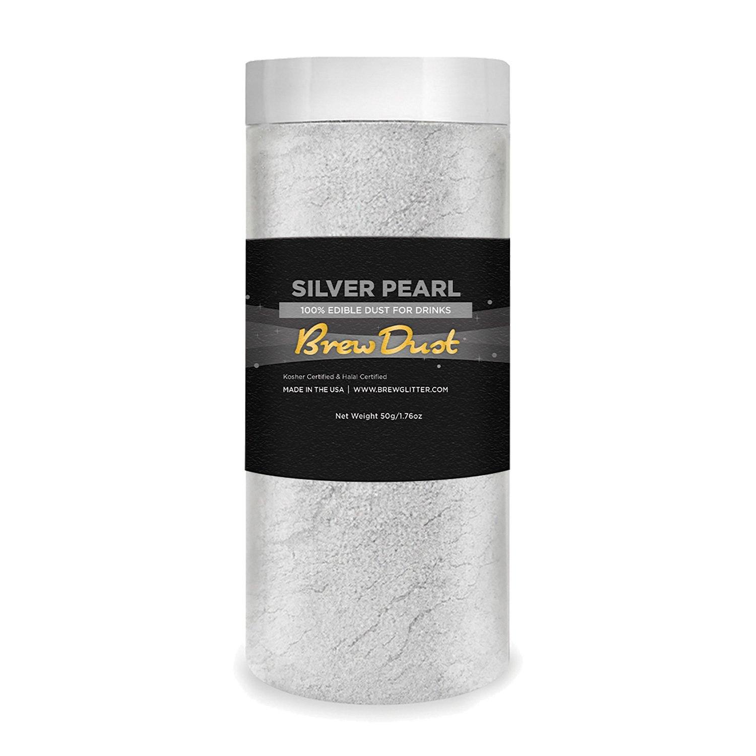 Silver Pearl Edible Pearlized Brew Dust-Brew Glitter®