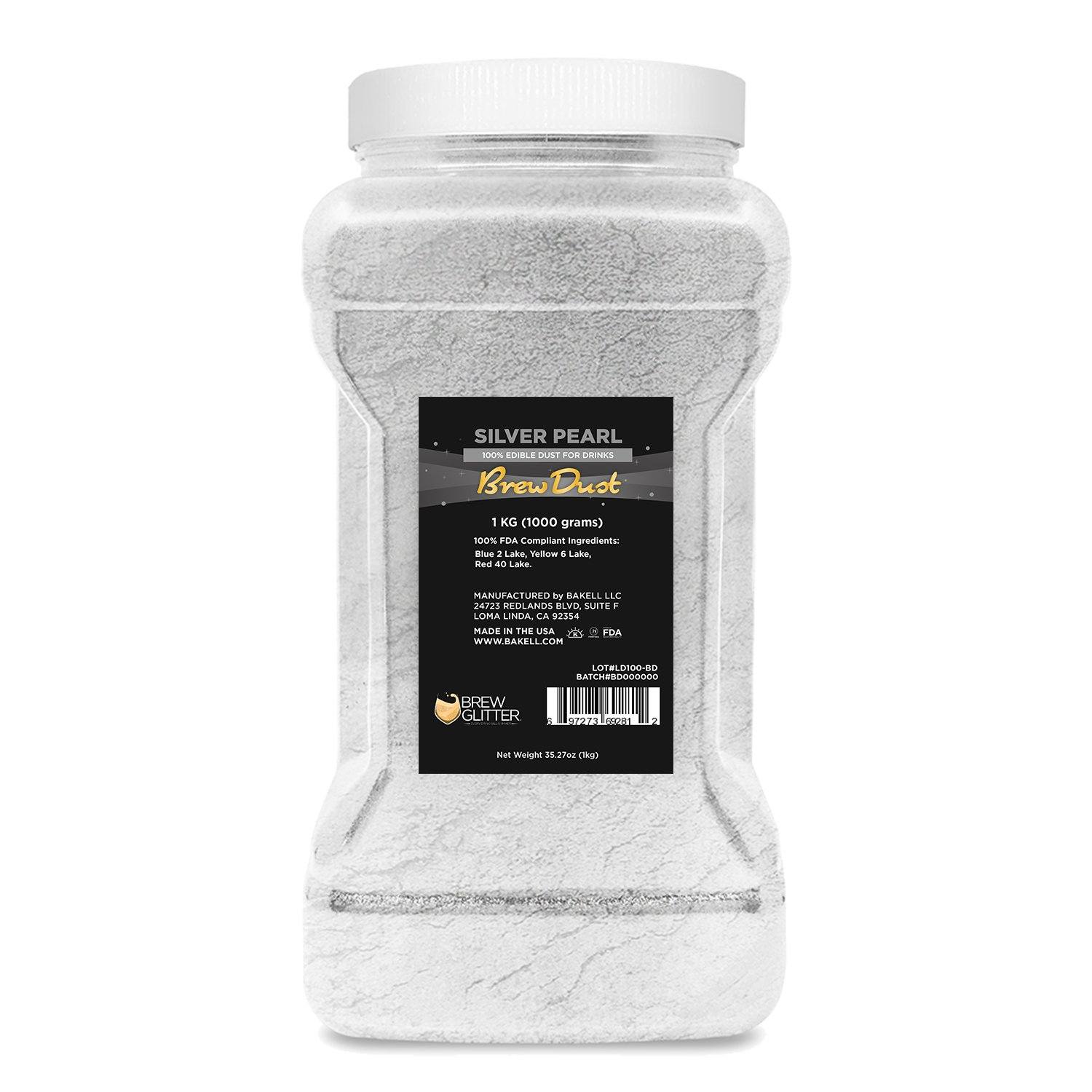 Silver Pearl Edible Pearlized Brew Dust-Brew Glitter®