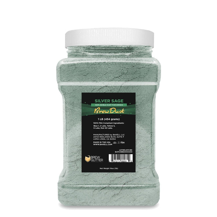Silver Sage Edible Pearlized Brew Dust-Brew Glitter®