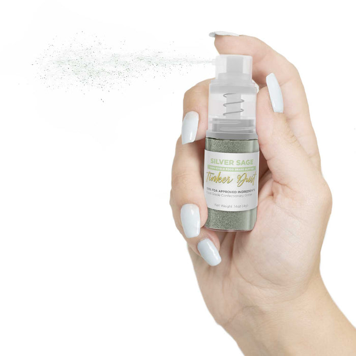 Silver Sage Tinker Edible Glitter Spray 4g Pump | Tinker Dust®-Brew Glitter®
