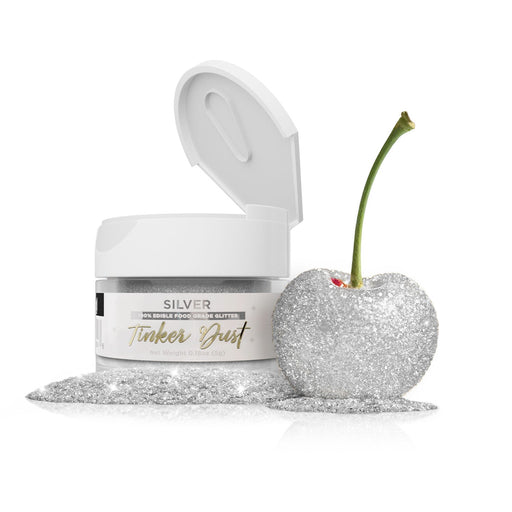 Silver Tinker Dust Edible Glitter | Food Grade Glitter-Brew Glitter®