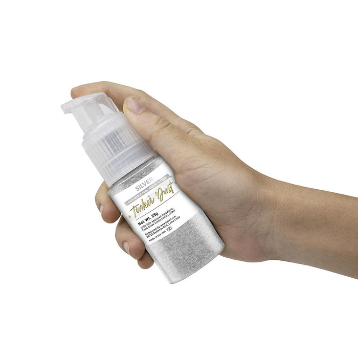 Silver Tinker Dust Edible Glitter Spray Pump-Brew Glitter®