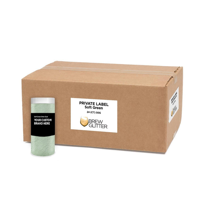 Soft Green Brew Dust by the Case | Private Label-Brew Glitter®