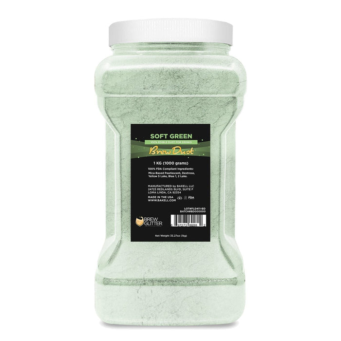 Soft Green Edible Brew Dust | Bulk Sizes-Brew Glitter®
