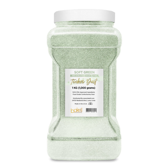 Soft Green Tinker Dust Food Grade Edible Glitter | Bulk Sizes-Brew Glitter®