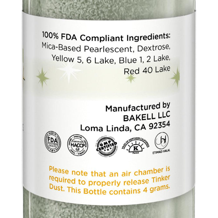 Soft Olive Edible Glitter Spray 4g Pump | Tinker Dust®-Brew Glitter®