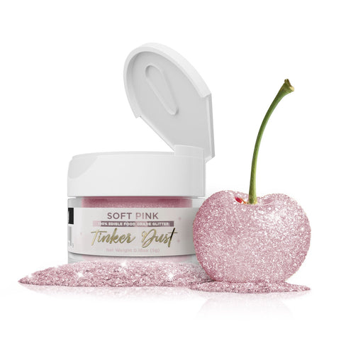 Soft Pink Tinker Dust Edible Glitter | Food Grade Glitter-Brew Glitter®