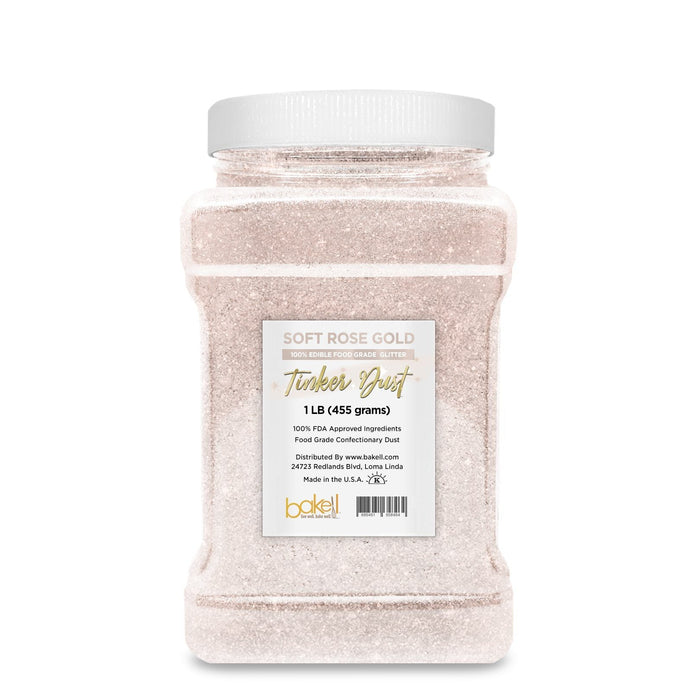Soft Rose Gold Tinker Dust Edible Glitter | Food Grade Glitter-Brew Glitter®