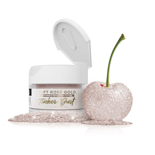 Soft Rose Gold Tinker Dust Edible Glitter | Food Grade Glitter-Brew Glitter®