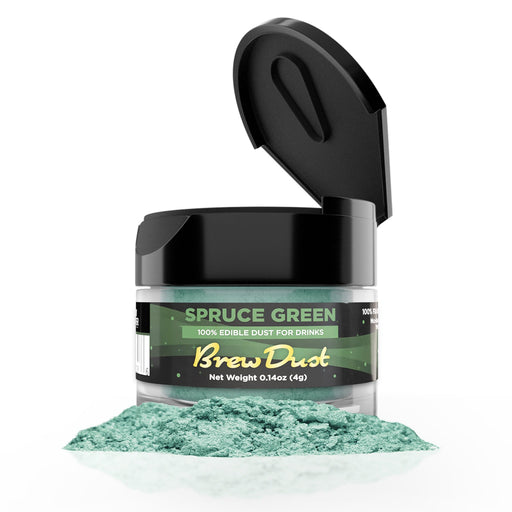 Spruce Green Brew Dust by the Case | Private Label-Brew Glitter®