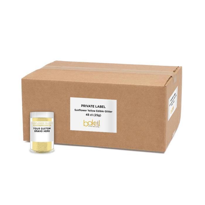 Sunflower Yellow Tinker Dust by the Case | Private Label-Brew Glitter®