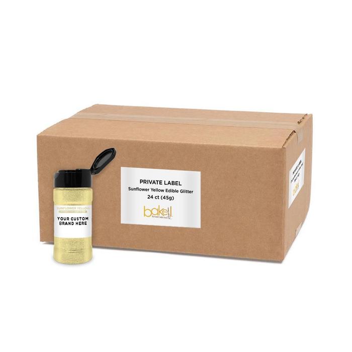Sunflower Yellow Tinker Dust by the Case | Private Label-Brew Glitter®