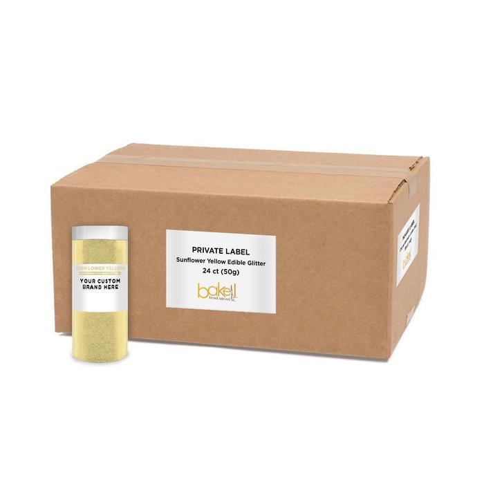 Sunflower Yellow Tinker Dust by the Case | Private Label-Brew Glitter®
