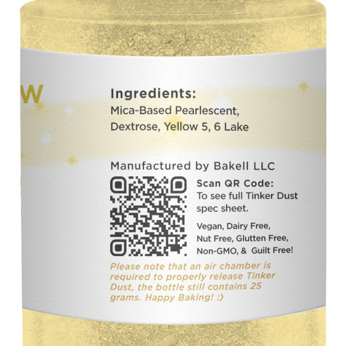 Sunflower Yellow Tinker Dust Edible Glitter Spray Pump-Brew Glitter®