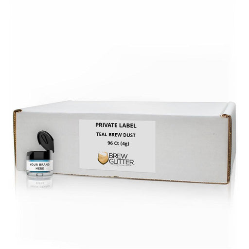 Teal Brew Dust by the Case | Private Label-Brew Glitter®