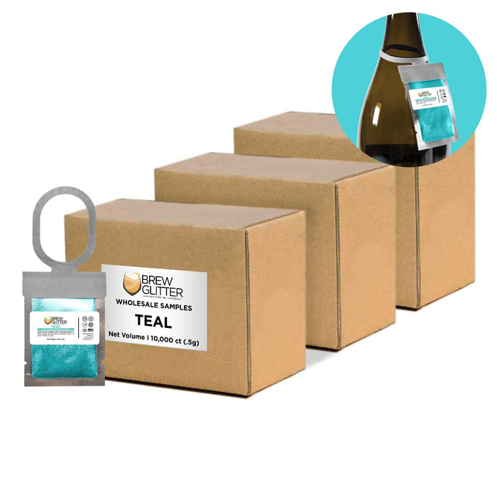 Teal Brew Glitter® Necker | Wholesale-Brew Glitter®